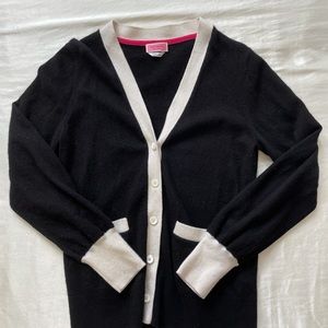 Kate Spade colorblock cashmere gallery cardigan